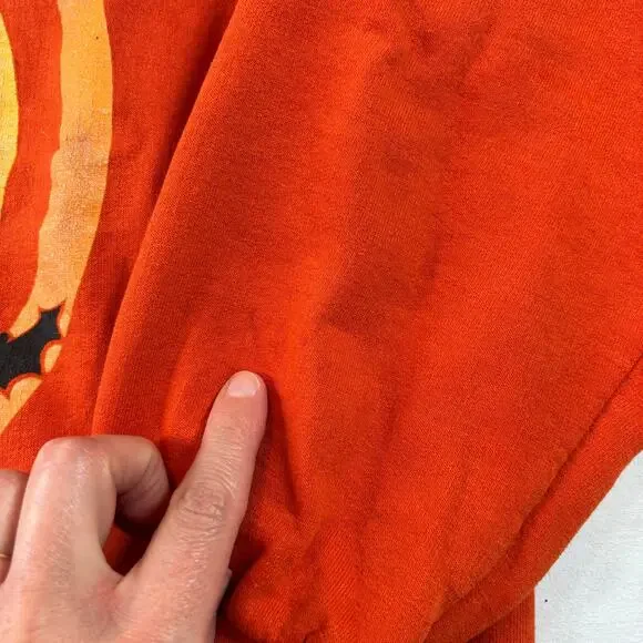 Vintage Winnie the Pooh Halloween Orange Crewneck Sweatshirt, Size M - Picture 7 of 8